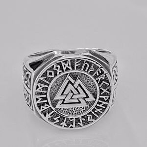 925 Sterling Silver Celtic and Valknut Ring